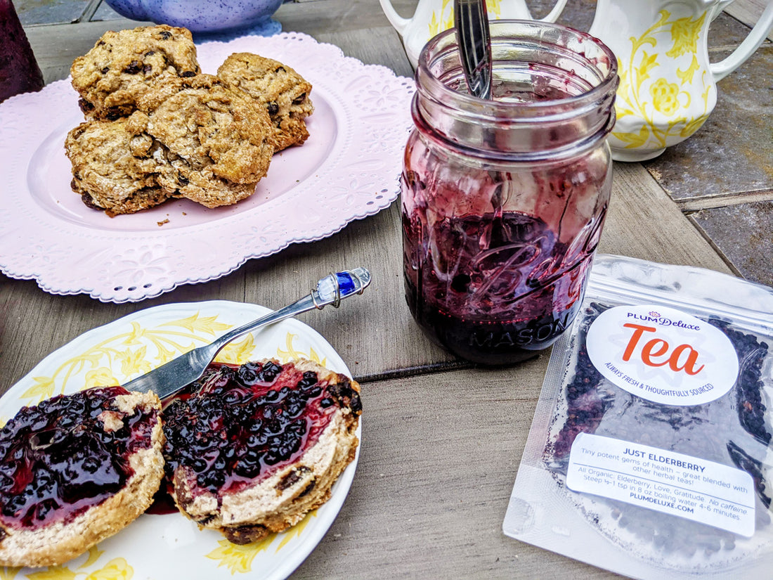 Easy Refrigerator Elderberry Jam