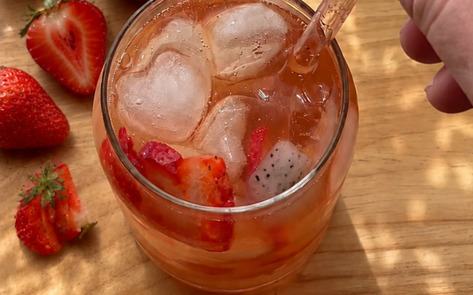 How to Make a Dunkin Strawberry Dragonfruit Refresher at Home (No Sugar, No Caffeine)