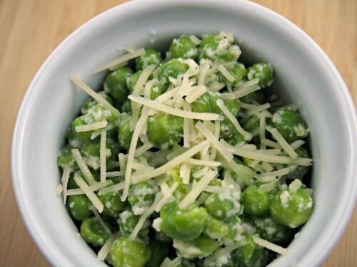 Superb Side Dish: Parmesan Peas, Please!