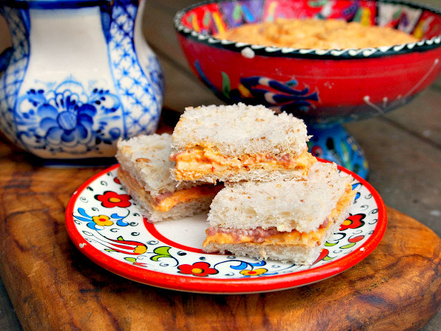 Pimento Cheese Tea Sandwich