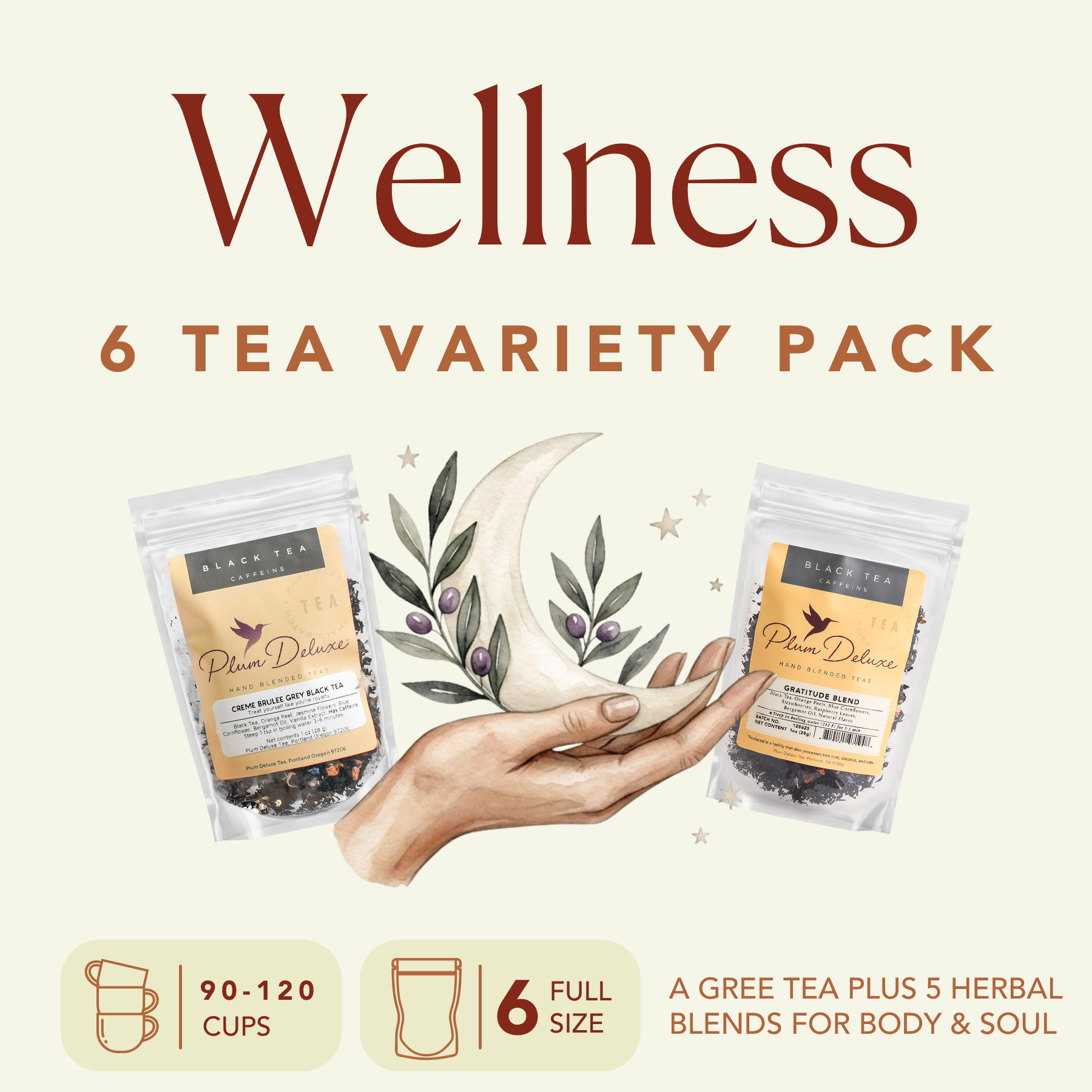 Wellness Tea Variety Pack [6 Flavor, From Sleep to Immunity]