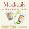 Porch Mocktails Tea Variety Variety Pack [6-Pack Variety of Flavors]