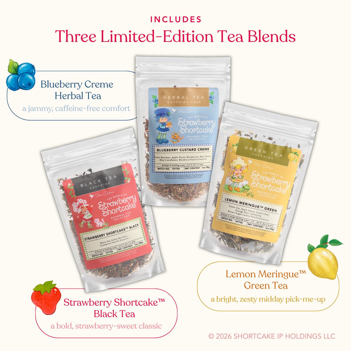 Berry Besties Bundle (3 Teas + 3 Collectible Tins)