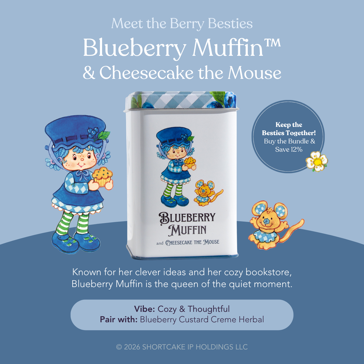 Blueberry Custard Creme Herbal Tea