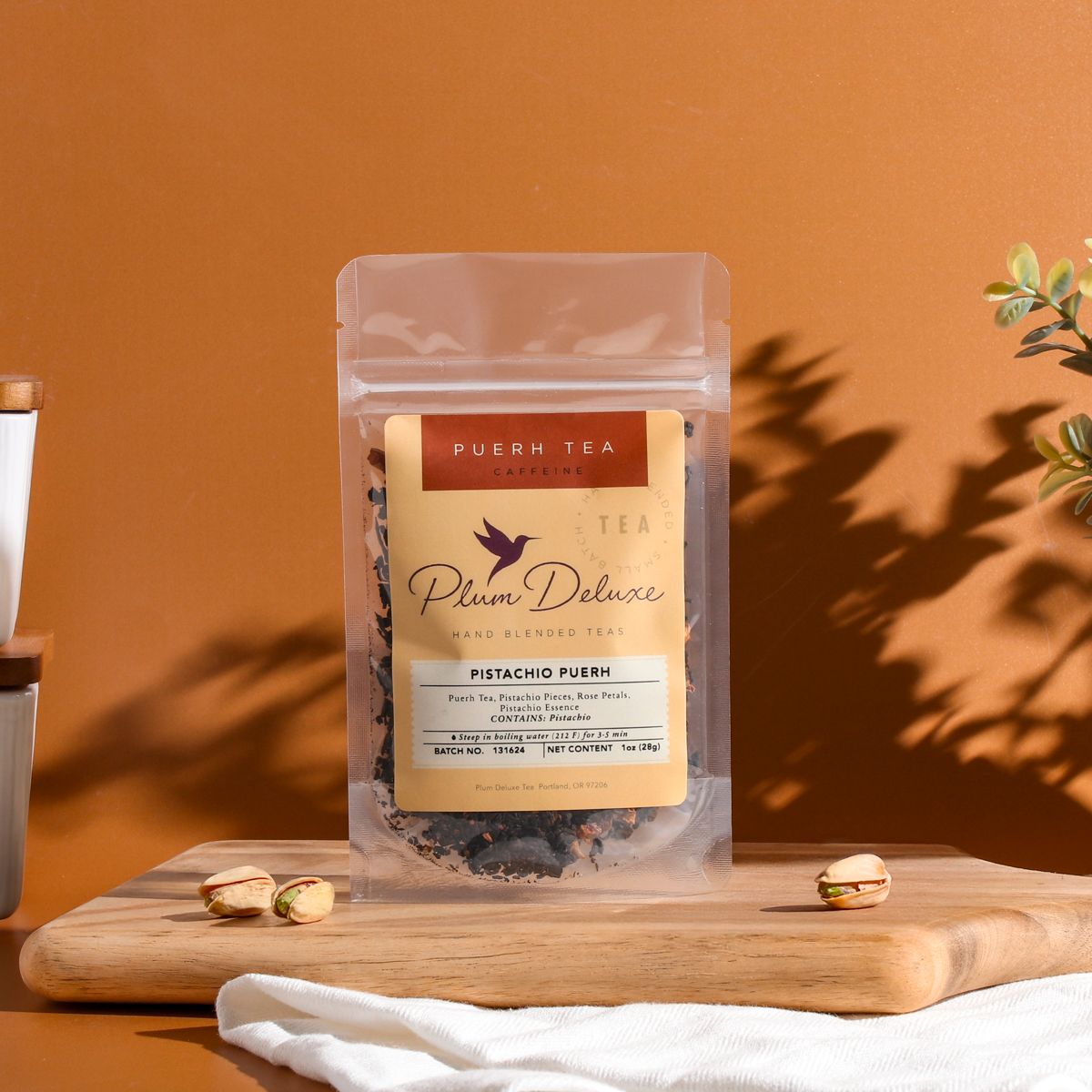 Pistachio Puerh Tea