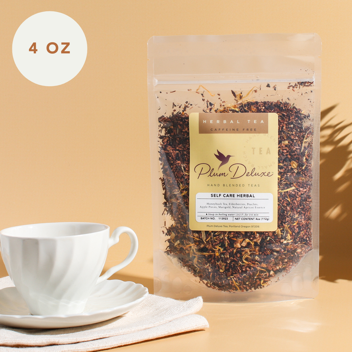 The Self Care Blend Herbal Tea (Elderberry - Apricot)