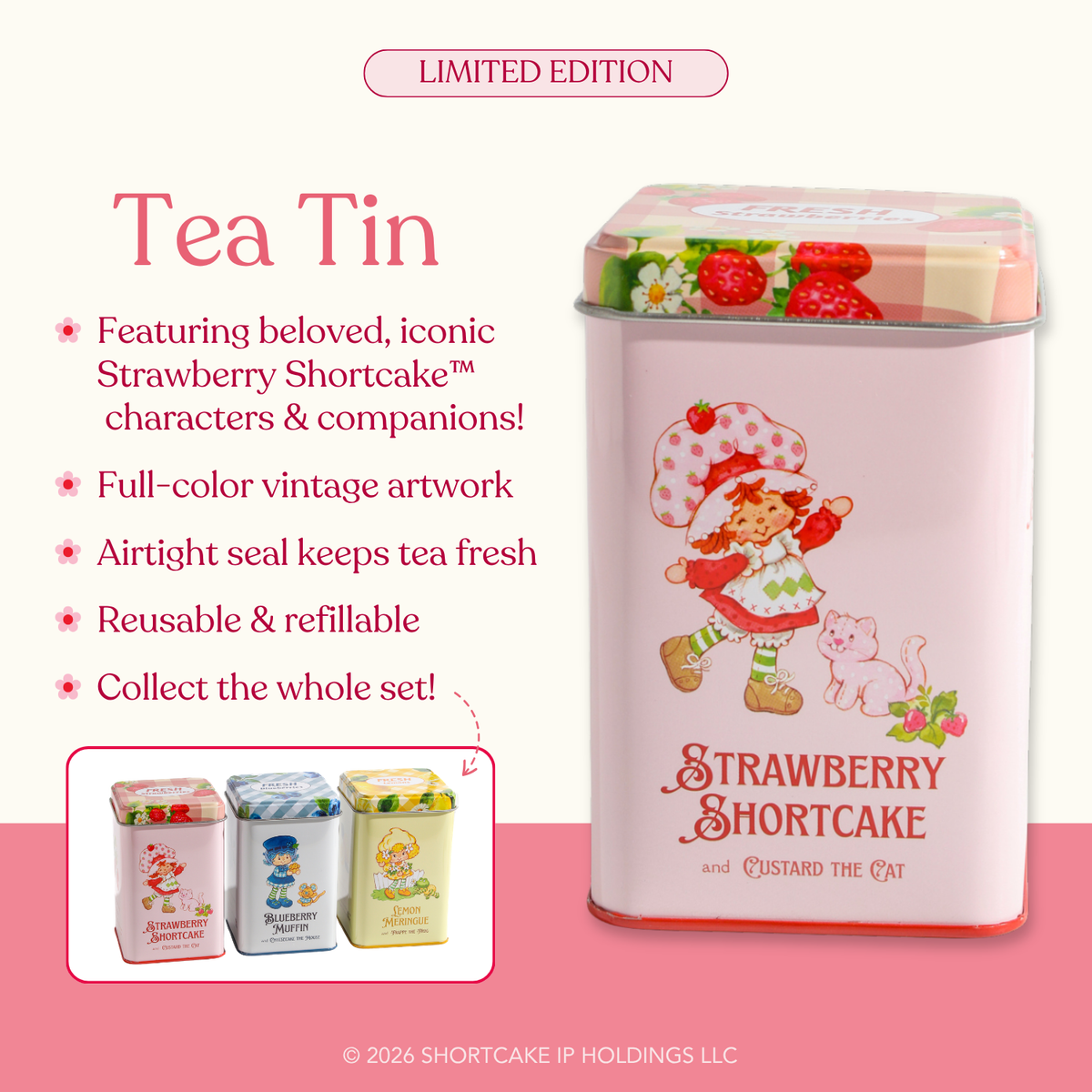 Strawberry Shortcake™ Tea Tin