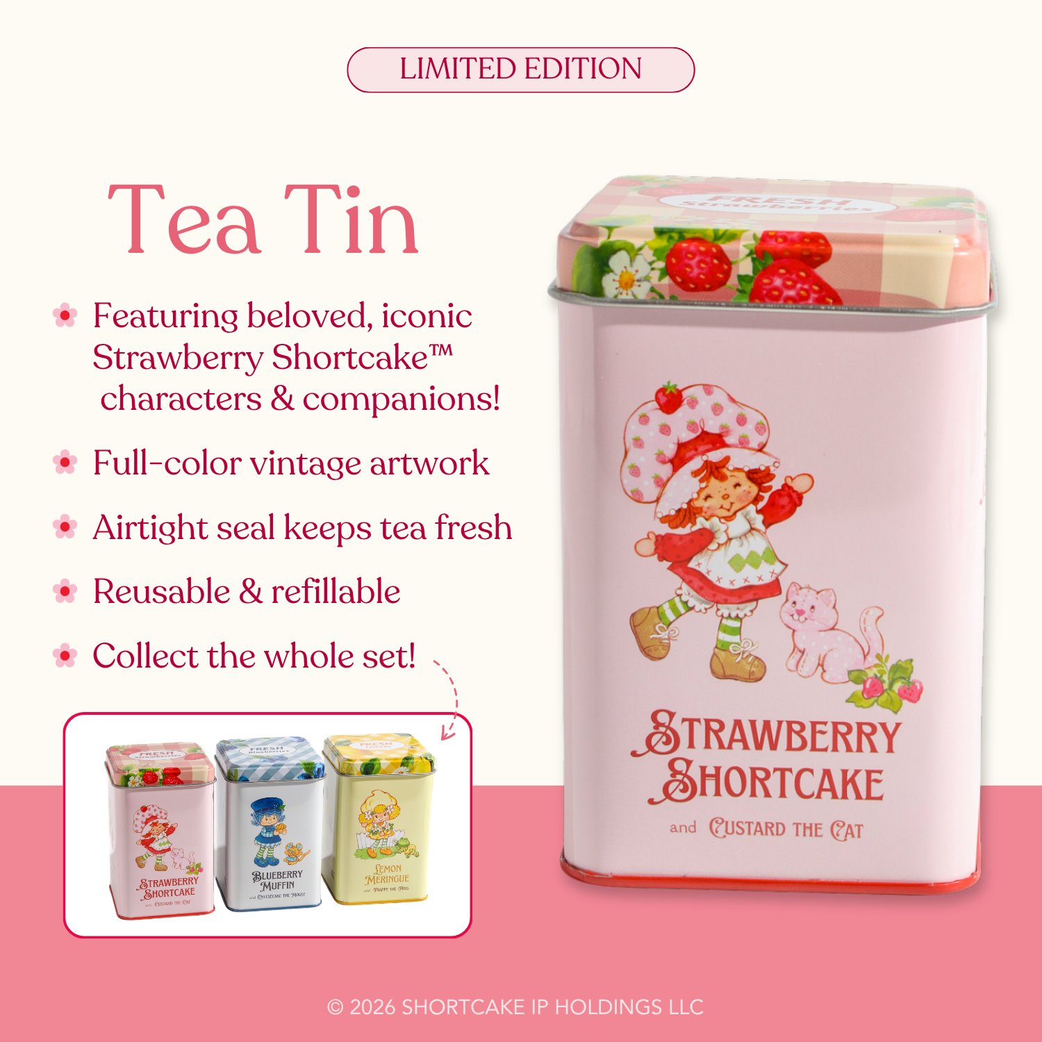 Berry Besties Bundle (3 Teas + 3 Collectible Tins)