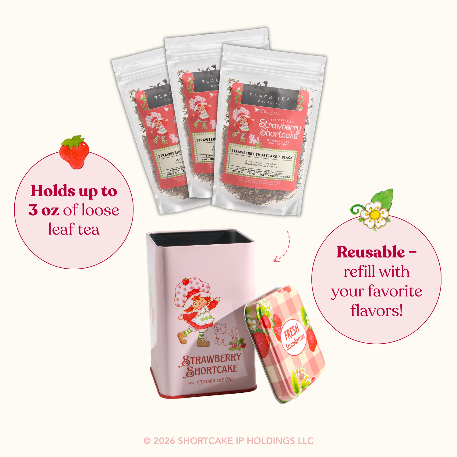 Strawberry Shortcake™ Tea Tin
