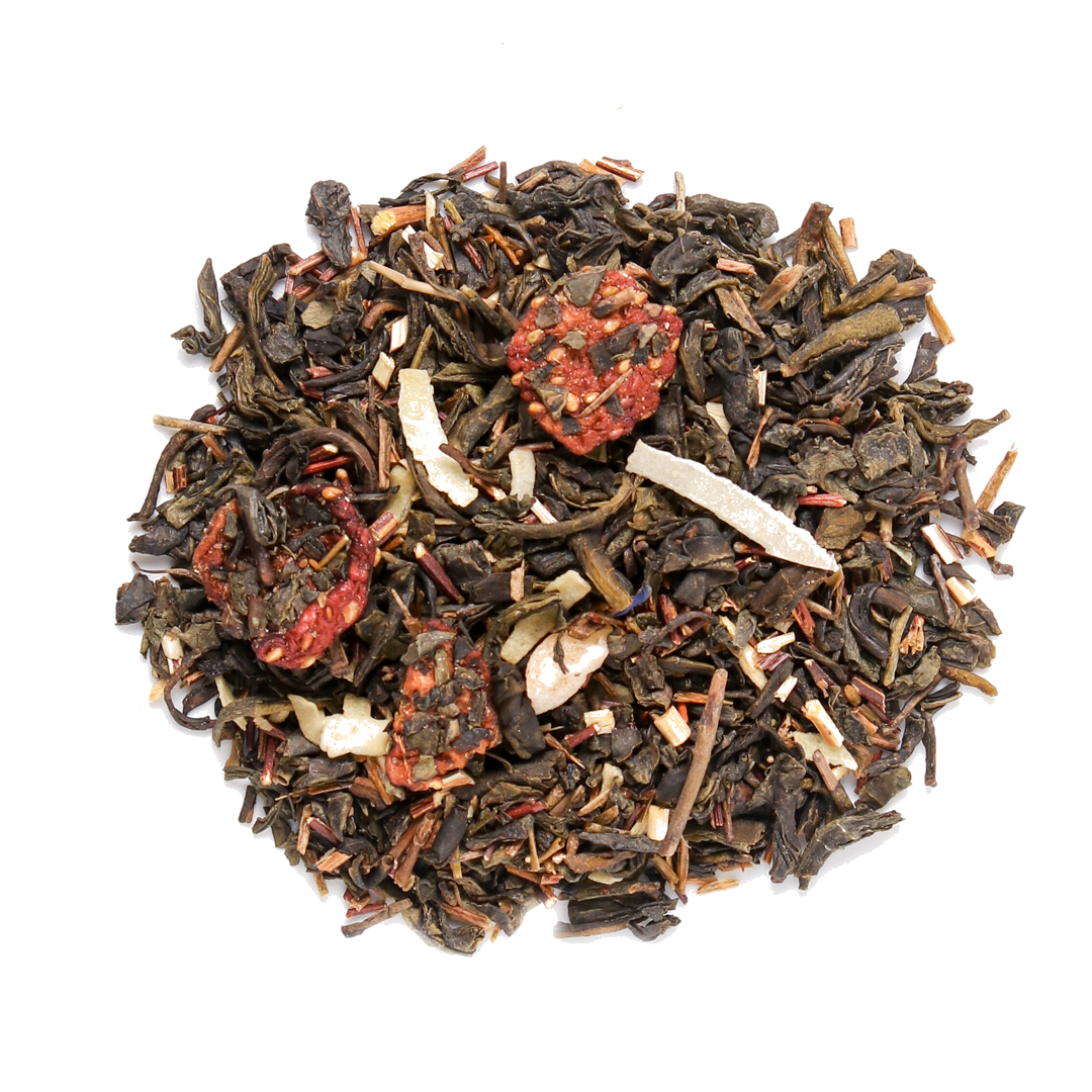 Tropical Vacation Green Tea (Strawberry - Coconut)